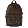 HUGO Rikky Tonal Logo Nylon Backpack, juniper, PCE.