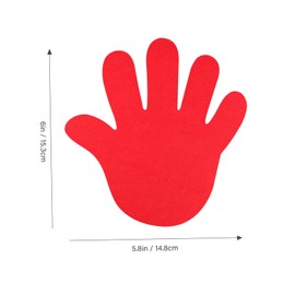 Garneck 72 Pcs Hand Templates - Colorful Hand Shaped Card Cutouts for DIY Crafts - Classroom Decorations and Creative Art Projects for ' Activities and Bulletin Boards