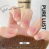 COLORBIRD Nail Tips, Short, 24 Pieces, Pink, Nail Tips, Cute,