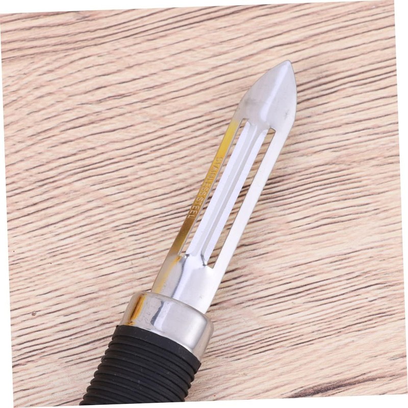 GRIRIW Multifunctional Non Swivel Stainless Steel Peeler for Fruits Vegetables
