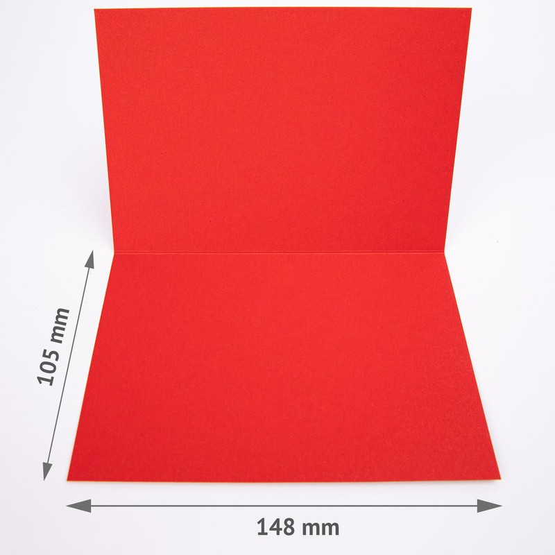 PresentFill® Folding Cards Blank in Slate Grey - 25 Folding