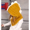 Sumolux Baby Kids Winter Warm Dinosaur Knitted Hats for 3-10T