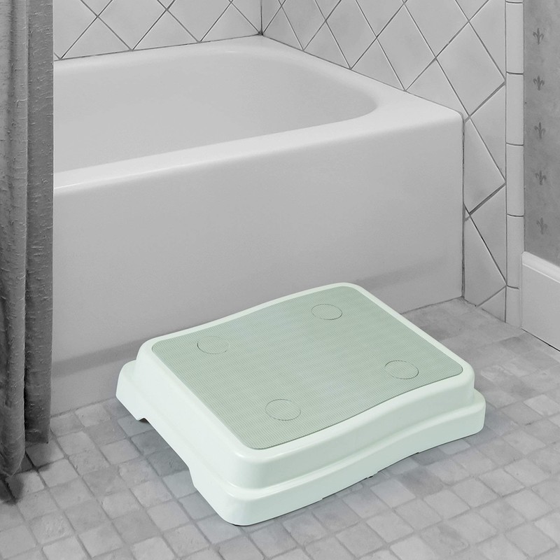 IdeaWorks Bath Step Safely into Bathtubs, White