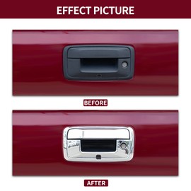 Jeliker for Colorado Tailgate Handle Cover Trim for Chevy Silverado GMC Sierra 2014-2017 for Chevy Colorado GMC Canyon 2014-2022 Chrome Exterior Accessories