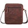 ROYALZ 'Florida' Men's Small Leather Vintage Look Shoulder Bag Men's