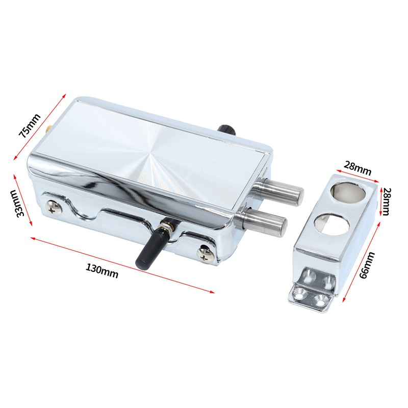 Keyless Entry Electronic Lock with 4 Remote Control, Smart Lock