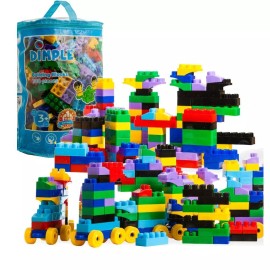 Dimple Soft, Kid-Friendly Multi-Colored Plastic Block Set of 3 (300 Pieces Each)