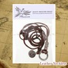 Phoenix Antique Ring & Coin Necklace with Leather Cord, Unisex