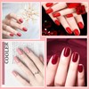 16 hojas de calcomanías de esmalte de uñas completas para