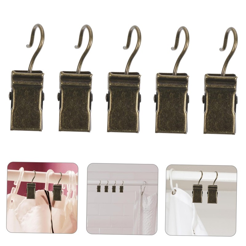 iplusmile Iron Shower Hooks Clips for Rv Awning 25pcs Hanging