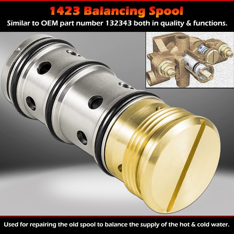 12318 Stop-Check Valve Kit & 1423 Balancing Spool Perfectly Fits