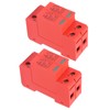 2Pcs Surge Protective Devices DC Photovoltaic Arrester 2P 40KA with