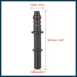 TUCKBOLD 10pcs 7.89mm ID6 Fuel Line Quick Release Male Connector for Auto Automotive Parts