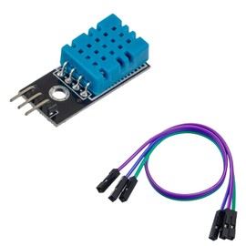 BOJACK DHT11 Temperature Humidity Sensor Module Digital Temperature Humidity Sensor 3.3V-5V with Wires for Arduino Raspberry Pi 2 3 (Pack of 2)