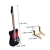 Ciieeo 1 Set Mini Electric Guitar Stand Ornaments for Guitars
