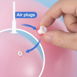 CustomyLife 30Pcs Exercise Ball Plug Replacement kit, Yoga Ball Fitness Ball Air Stopper Plug Pin Adapter Kit for Fitness Exercise Ball Inflatable Bed Pool