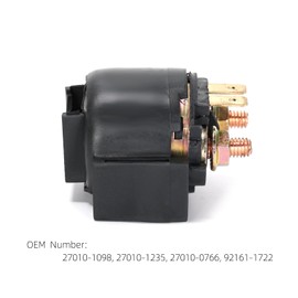 Ruimou 1Pcs 12V Motorbike Starter Solenoid Relay OEM 27010-1098/27010-1235/27010-0766/92161-1722