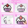 Fuse Beads Kit - 10mm Fuse Beads Set with Pegboards,