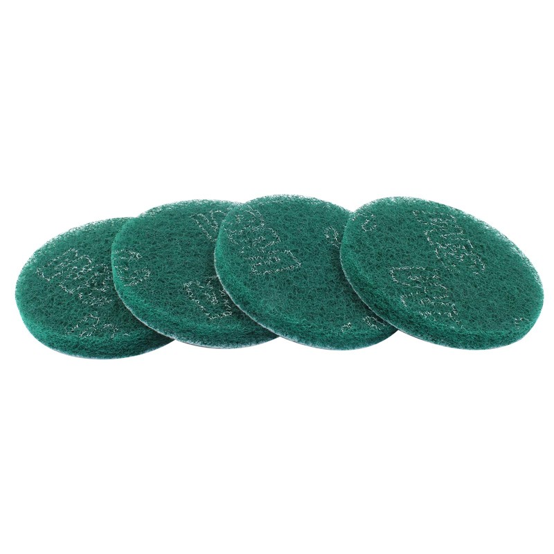 Hordion 8Pcs Scrub Pads Round Scrubber Scouring Pads Abrasive Scuffing