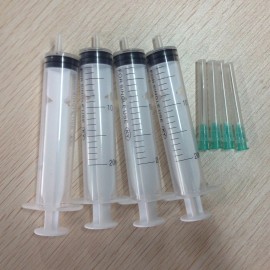 inkjet  4 20ml syringe 2 inch length for ink refill only -NOT use for medical  puposes