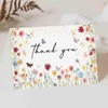 Yuzioey 50 Pack Wildflower Thank You Cards, 4x6 Wildflower Thank