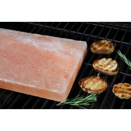 Spantik Himalayan Salt Block Cooking Plate 12 x 8 x 1.5 Inch for Cooking Grilling Cutting and Serving Food Grade Rock Salt Stone Unique Gifts for Smoker Griller Men Women Fathers & Cooks