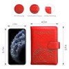 Leather Passport Holder for Travel: RFID Blocking Passport Cover -