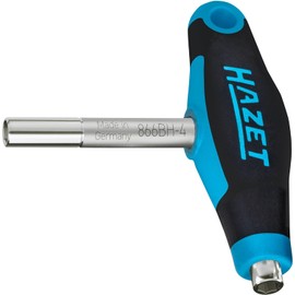 HAZET - Double Bit Holder 866BH-4 I Tool for Holding Bits/Screwdriver Bits I Universal, Practical, Efficient I Output: Hexagonal 6.3 (1/4 Inch) I Magnetic Force: 1000 g