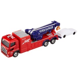 Takara Tomy Tomica Long Type Tomica No. 132 Yokohama City Fire Department Special Advanced Rescue Forces Tow Truck, Mini Car, Toy, Ages 3 and Up