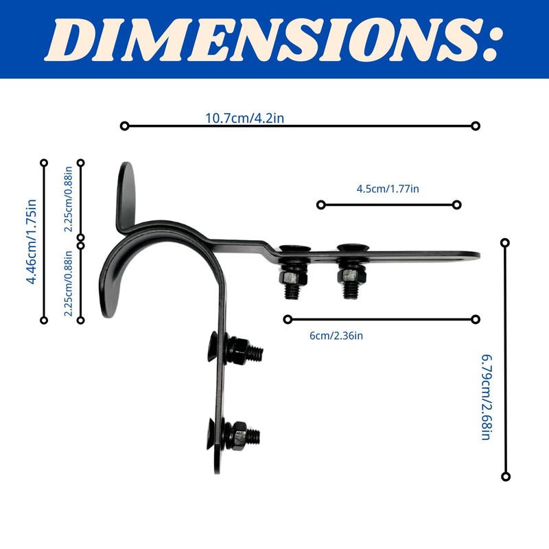 Mailbox Latch and Handle Kit, Thickened Mailbox Latch Replacement Set