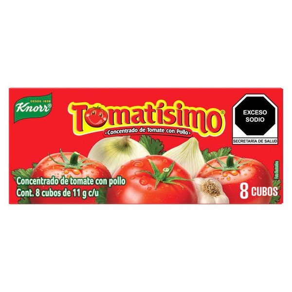 Knorr Concentrado de Tomate Tomatísimo 8 cubos 11g