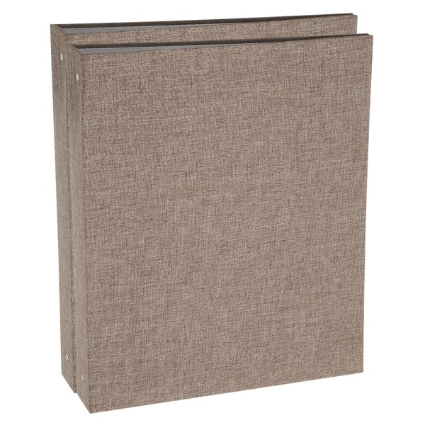 PATIKIL 3 Ring Binder, 2 Pcs A4 Size Flexible Round