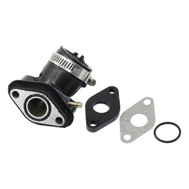 Intake Manifold with Insulator and O-Ring for GY6 50cc 4-Stroke China Scooter 139QMB 139QMA Motor for Adly Baotian BT49QT Benero Benzhou YY50QT for Flex Tech Qingqi QM50QT Jinlun JC50QT Jonway Longjia