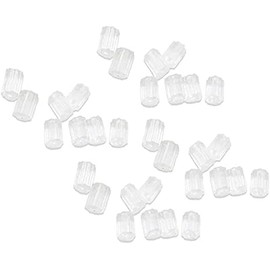 144Pcs White Silicone Ear Hooks Clear Earring Soft Ear Back Pads Replacement Ear Back StopperEarring Series Backs Useful and Nice,Jewelry Findings,Beading and Jewelry Making