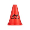 Nivia Plastic Marking Cones, Football Cones, Red, 6-inch Size