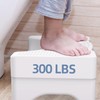 Heavy Duty Toilet Stool for Squatting, 6.7 Inch Non-Slip Plastic