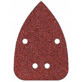 Wolfcraft 1757000 96 x 136mm Easy Fix Sanding Discs with Corundum 80-Grit