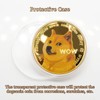 KANGHE KANGHE 2pcs Dogecoin Coin Collection, Doggie Virtual Coin, Shiba