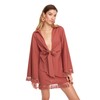 Trendyol Women Relaxed Double-Breasted Shirt Collar Woven Kimonos & Kaftans