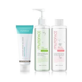 MUTOFACE 3-piece basic set of cleanser, toner, and cream / 뮤토페이스 클렌져, 토너, 크림 3종 기초 세트