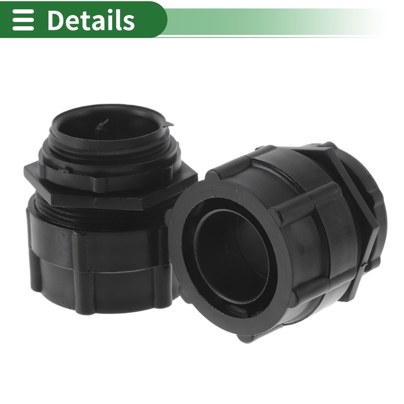 X AUTOHAUX 30mm / 1.18" Cable Glands Bellows Quick Joint
