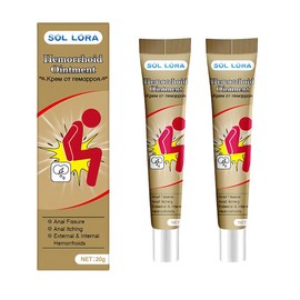 SOL LORA body care cream for men and women Hemorrhoids Cream - Volume: 2pcs【Stable and effective】