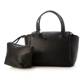 [カシュカシュ] ポーチ付ダブルフェイスミニボストンバッグ 10-00-01370 レディース BK