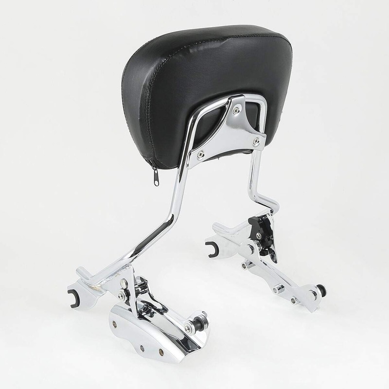 TCMT Detachable Passenger Backrest Sissy Bar With 2 Up Air