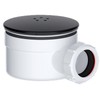 SPARES2GO Shower Trap for 90mm Tray Plug Hole 1.5" Luxury