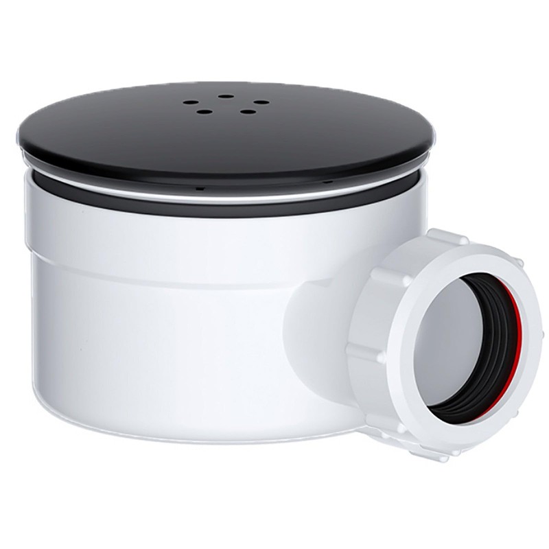SPARES2GO Shower Trap for 90mm Tray Plug Hole 1.5" Luxury
