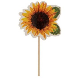24 Sunflower Cupcake Toppers Party Supplies Home Autumn, Fall Thanksgiving 4" Height