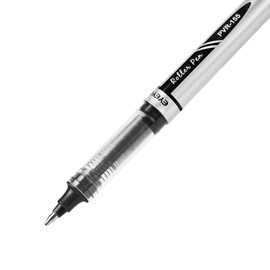 EYEYE Black Rollerball Pens 1.0mm, 8 Pack Bold Point Roller Ball Pen Quick Dry, Liquid Ink Pen Fine Point Smooth Writing Pens for Journaling, Note Taking, Office, School Supplies