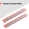 Mr. Pen Machinist Ruler, 2 Pack, 150mm, Graduations 0.5mm, Stainless