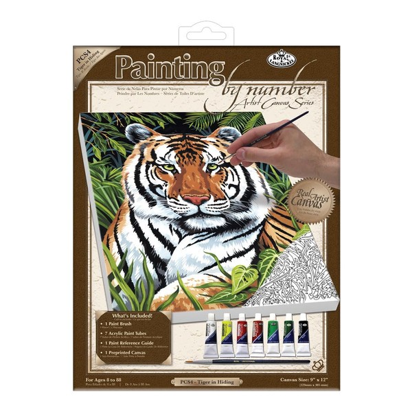 Royal & Langnickel Painting by Numbers Artist Canvas Series Tiger